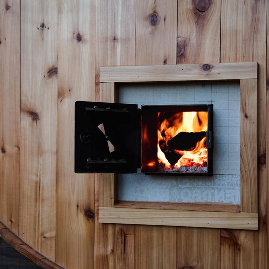 External wood fired stove – most popular barrel sauna heater