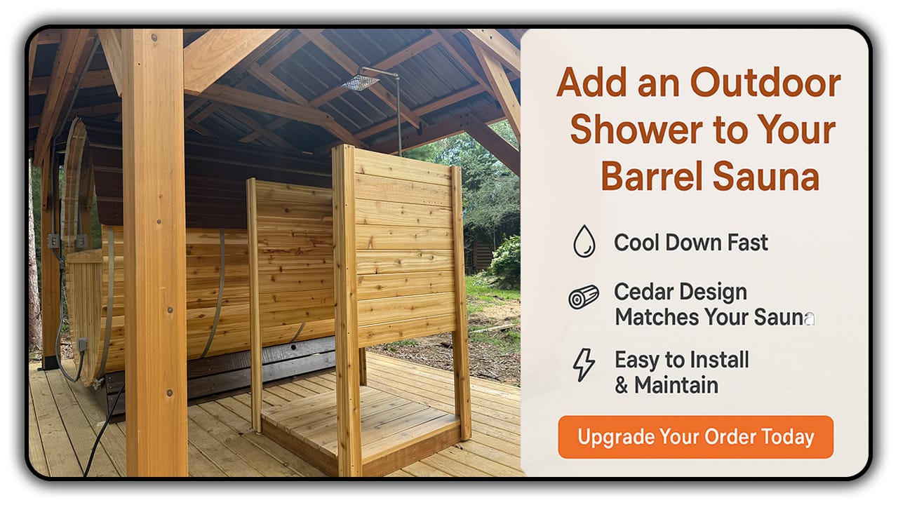 outdoor shower