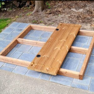 Cube Sauna Assembly Step 1