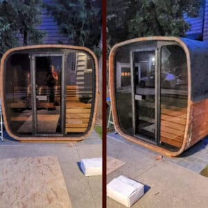 Cube Sauna Assembly Step 5