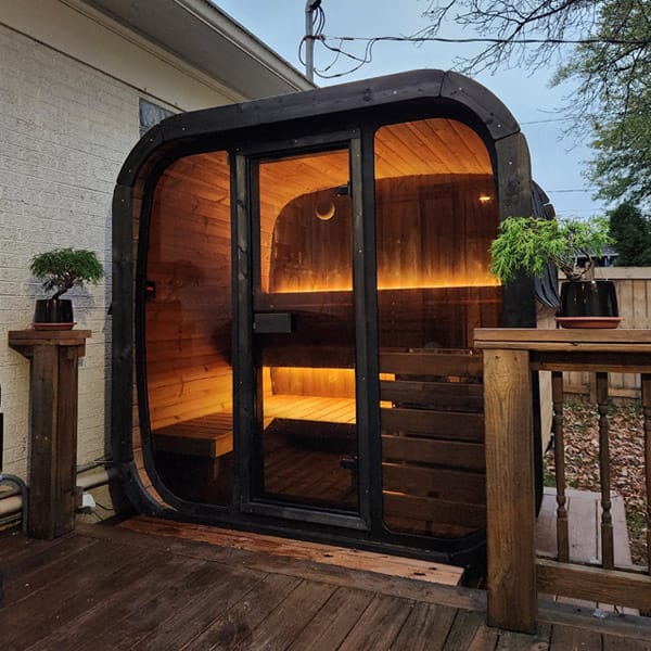 Thermowood Cube Sauna
