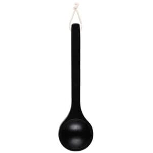 black sauna ladle