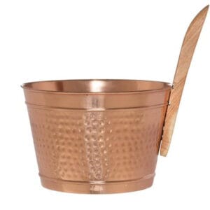 copper sauna bucket