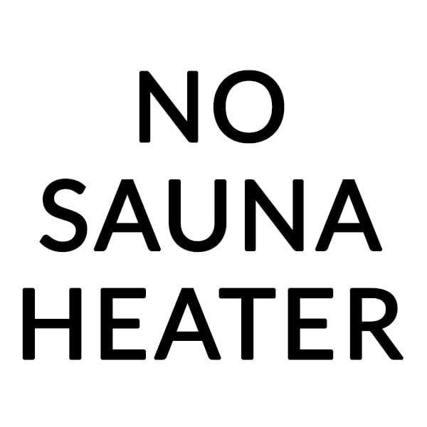 No heater selected for CT Element indoor sauna
