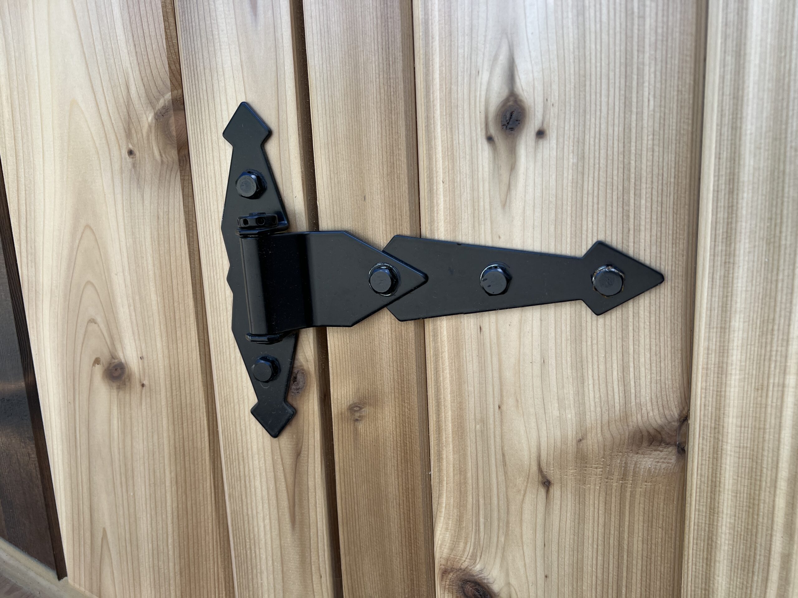 Solid metal hinges