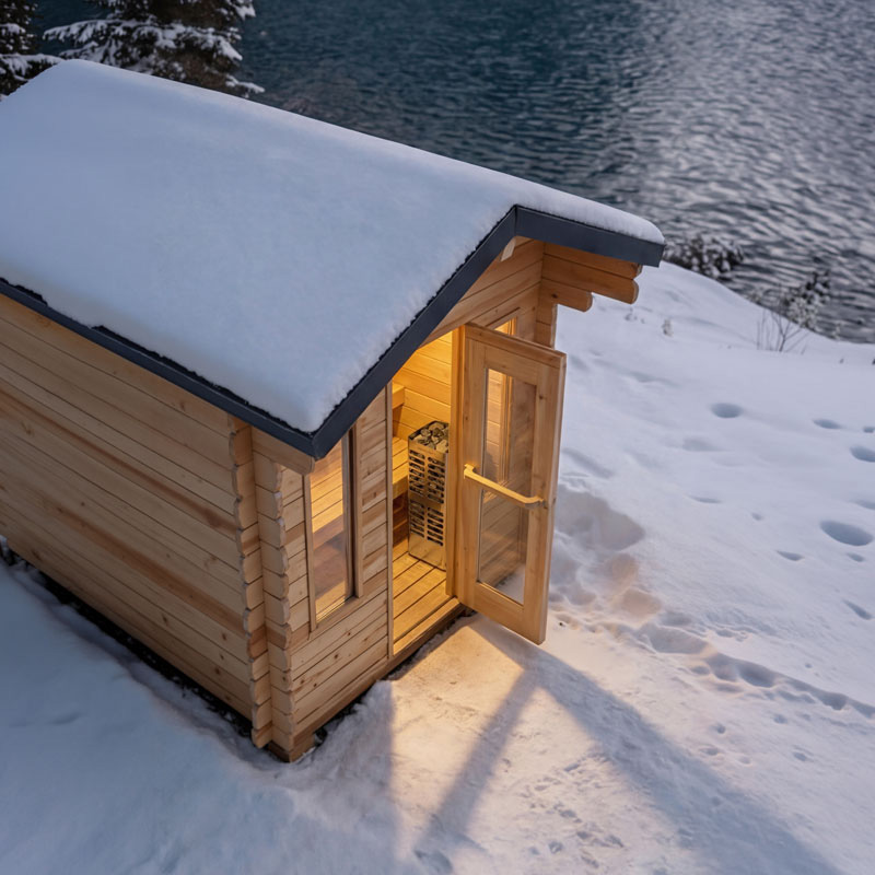Palmer Cabin Sauna - Premium Cabin Sauna by Canadian Timber