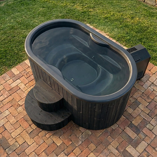 SaunaLife Model S2BC 2-Person Cold Plunge with Chiller