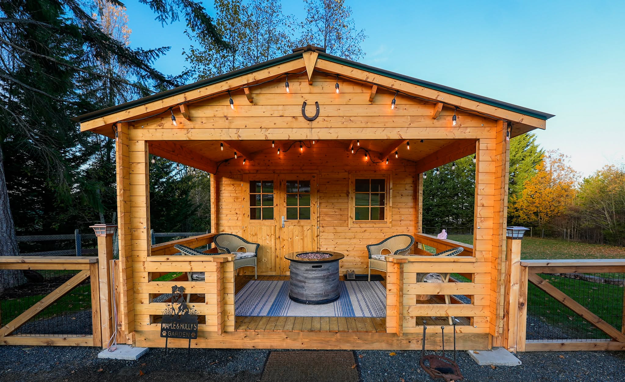The Big Sky Cabin tiny cabin with covered porch for backyard cabin or wooded retreat