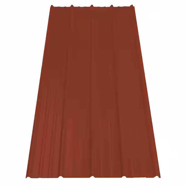 Red metal roof color option