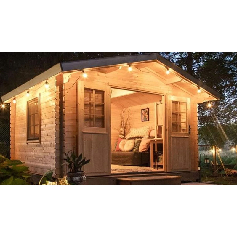 DIY shed used as a 3 season cabin or backyard bunkie