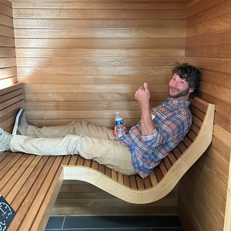 2 Person Luxury Modern Indoor Sauna | Auroom Baia Model | Aspen or Thermo-Aspen - Image 8