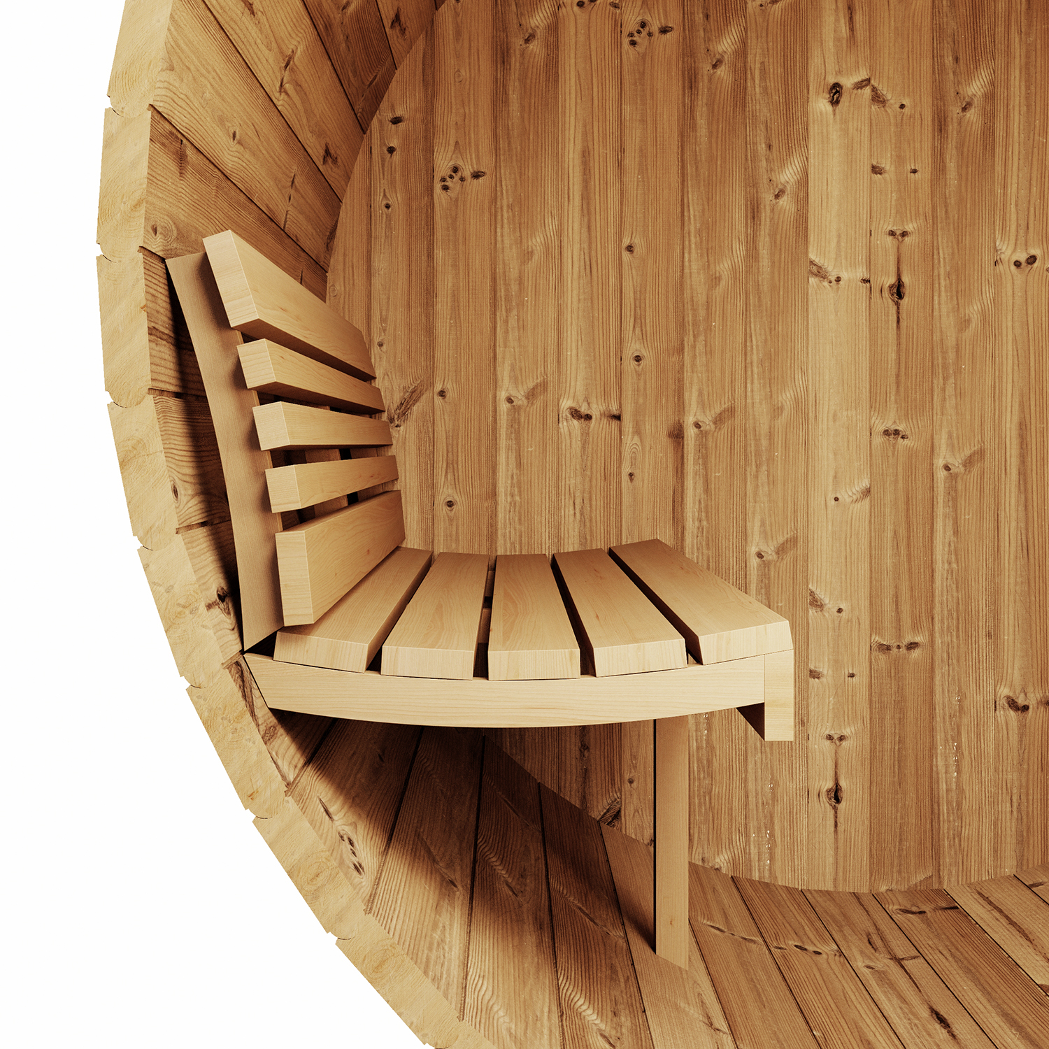 2 Person Barrel Sauna Kit | Sauna Life | Model E6 - Image 6