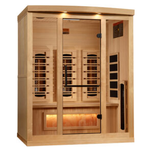 3 Person Infrared Sauna with Himalayan Salt Bar | Supernova Model | Full Spectrum