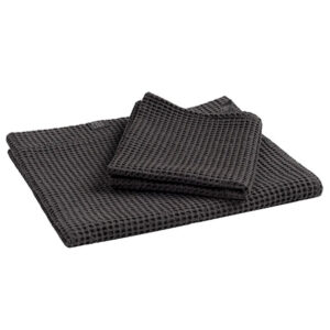 HUUM OVO Sauna Towel Collection Set | Black