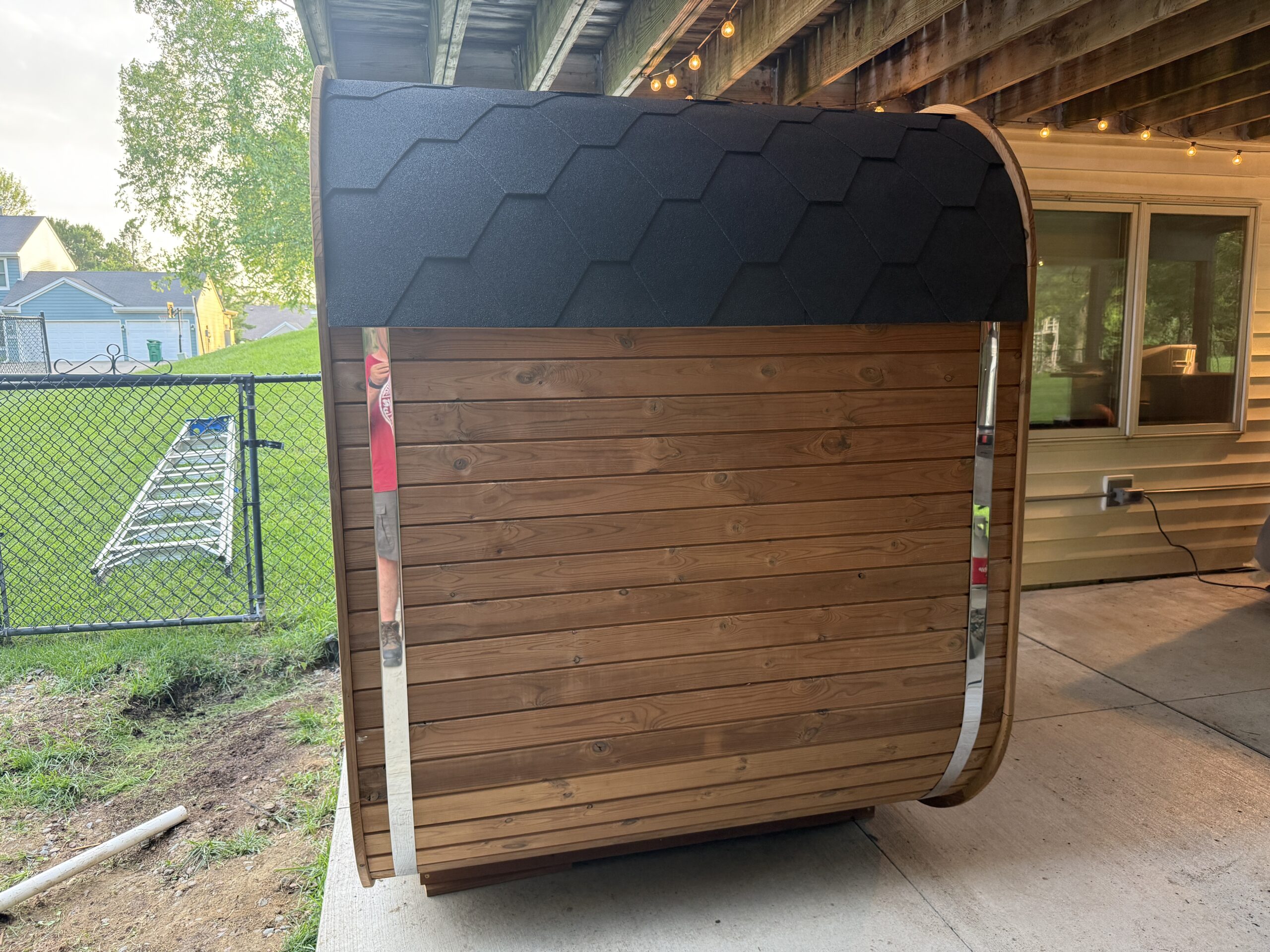 4–5 Person ThermoWood® Sauna | MW16 Outdoor Cube Sauna Kit | 180 cu. ft. - Image 23