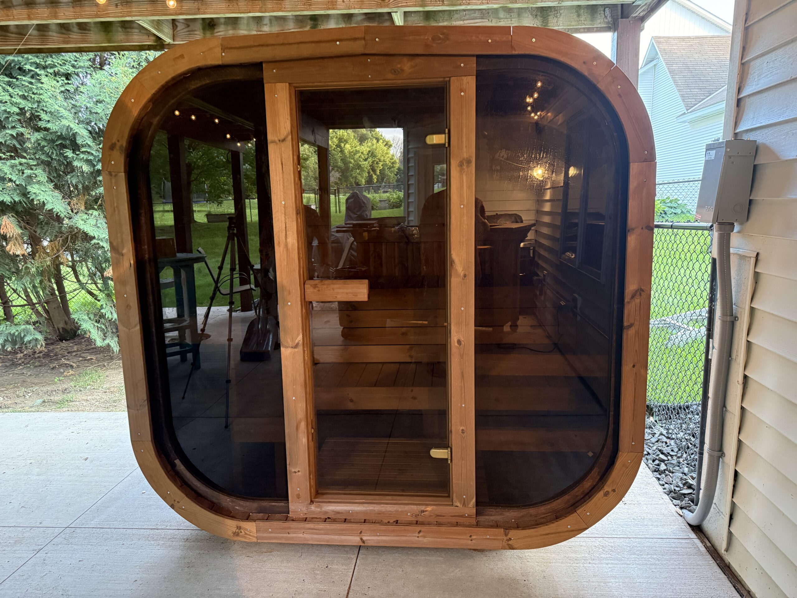 4–5 Person ThermoWood® Sauna | MW16 Outdoor Cube Sauna Kit | 180 cu. ft. - Image 20