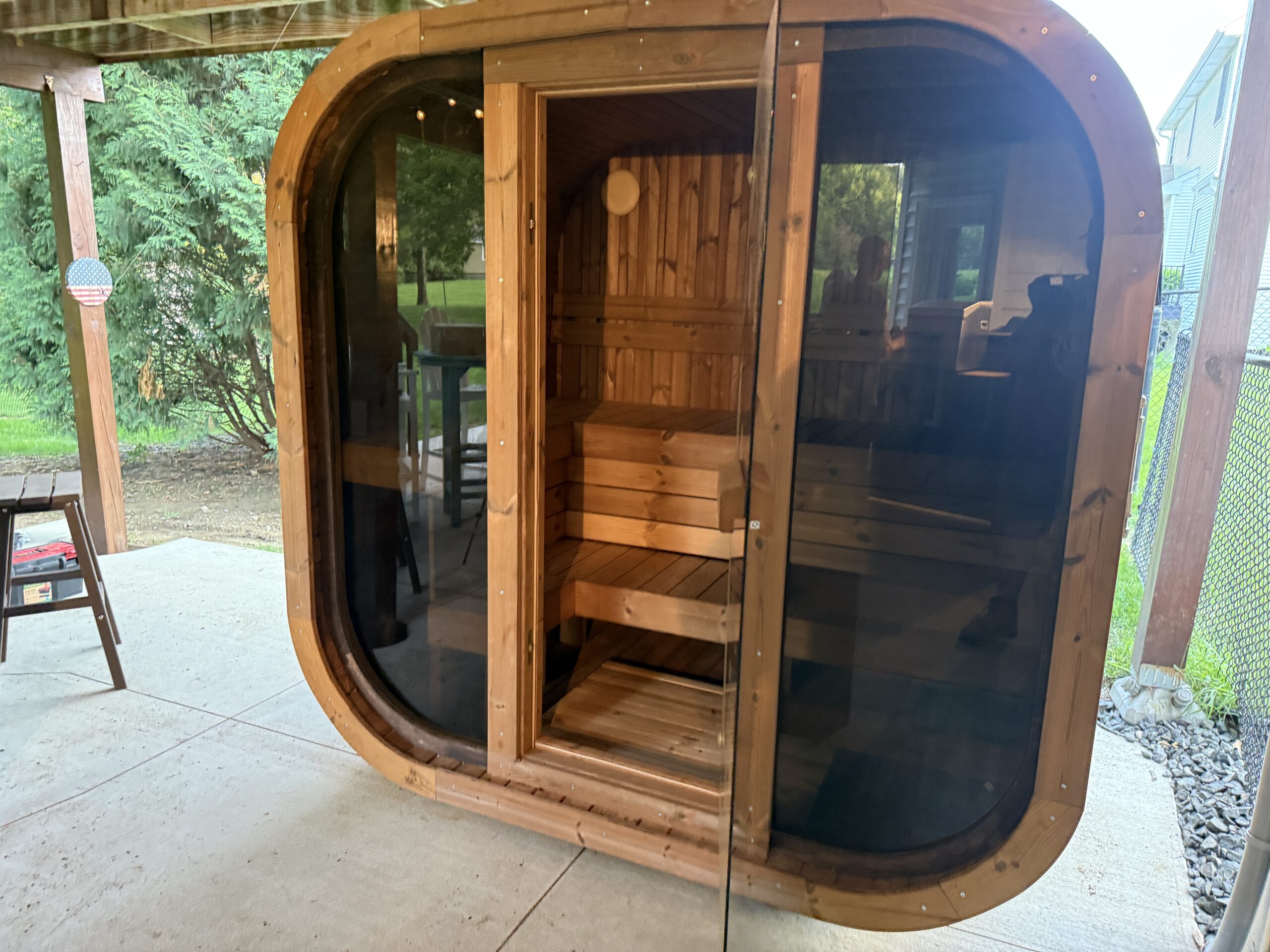 4–5 Person ThermoWood® Sauna | MW16 Outdoor Cube Sauna Kit | 180 cu. ft. - Image 19