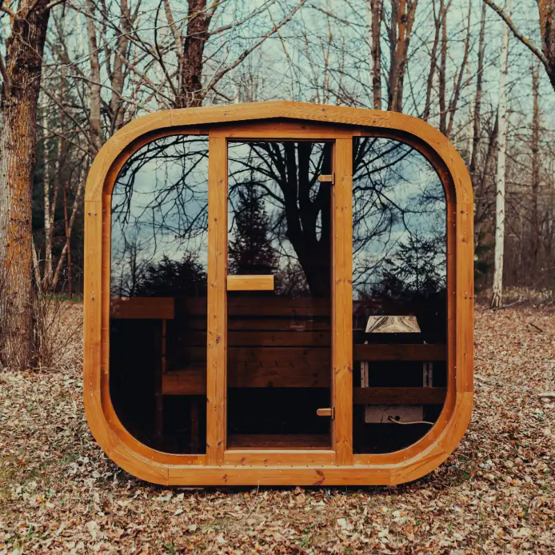4–5 Person ThermoWood® Sauna | MW16 Outdoor Cube Sauna Kit | 180 cu. ft. - Image 5