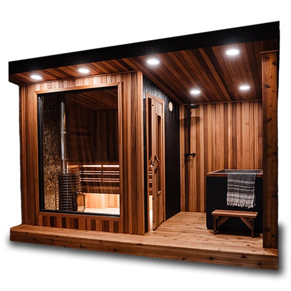 6-Person Silver Star Sauna | NW Immersions Co | Luxury Cedar Home Spa