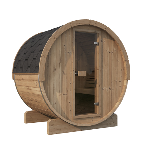 2 Person Barrel Sauna Kit | Sauna Life | Model E6