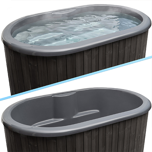 2 Person at Home Cold Plunge | SaunaLife Model S2BC | Chiller Included - Image 3