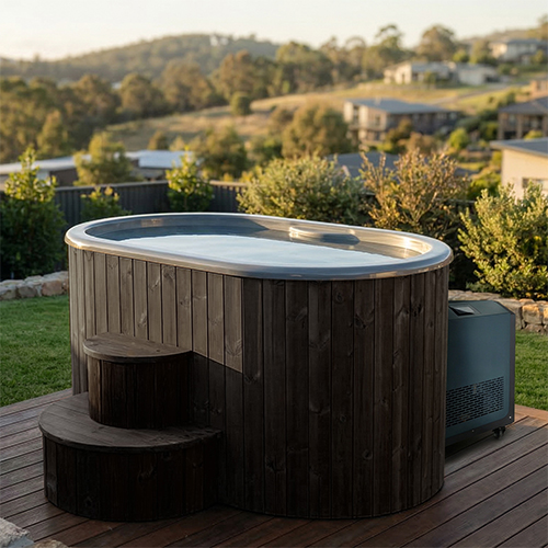 2 Person at Home Cold Plunge | SaunaLife Model S2BC | Chiller Included - Image 6