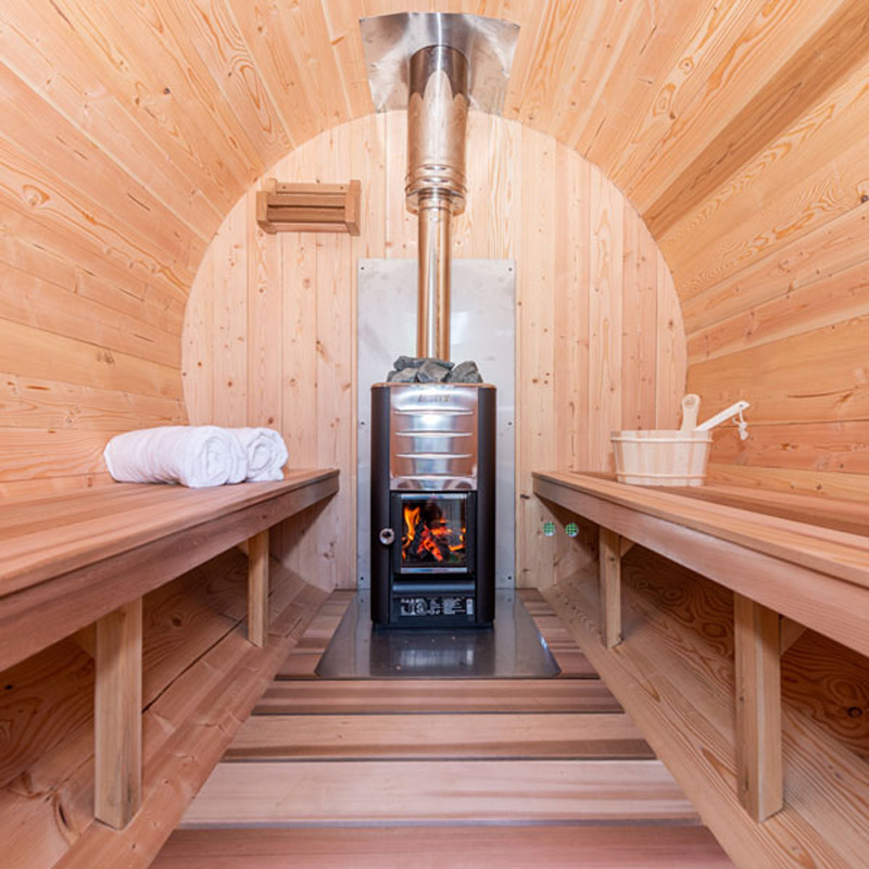 4 Person Outdoor Cedar Sauna | Serenity Collection | Canadian Timber Cedar Sauna | 285 Cu. Ft. - Image 11