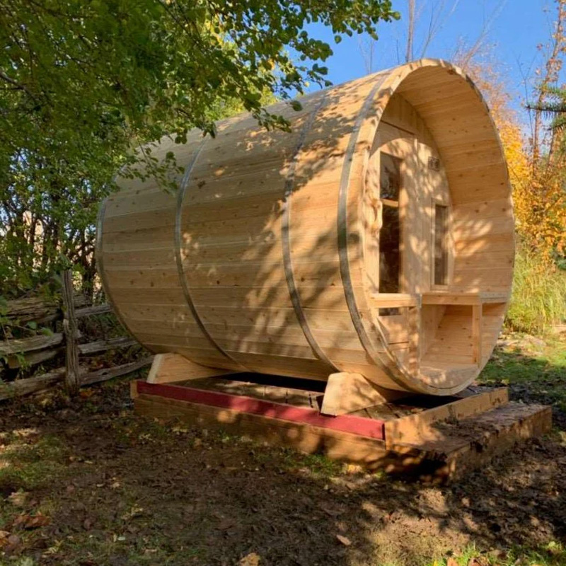 4 Person Outdoor Cedar Sauna | Serenity Collection | Canadian Timber Cedar Sauna | 285 Cu. Ft. - Image 10