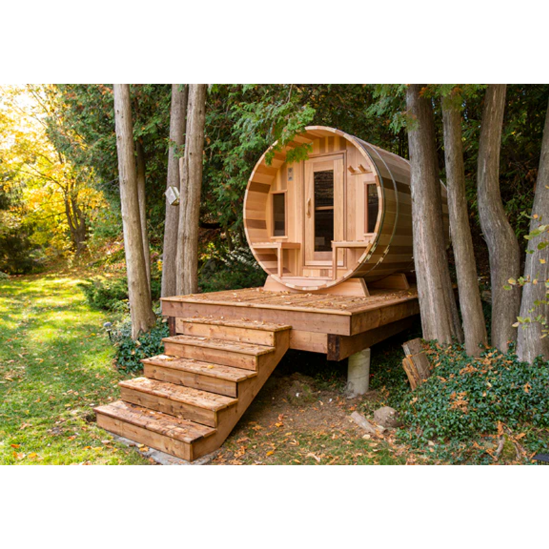 6 Person Barrel Sauna Kit | Tranquility Collection | Canadian Timber Cedar Sauna | 360 Cu. Ft. - Image 19