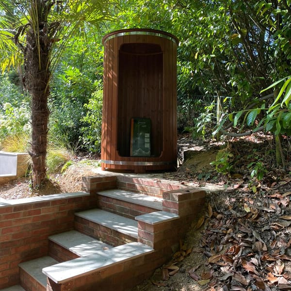 Outdoor Shower Kit | SaunaLife Barrel Shower | Model R3 - Image 3