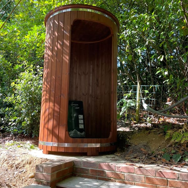 Outdoor Shower Kit | SaunaLife Barrel Shower | Model R3 - Image 2