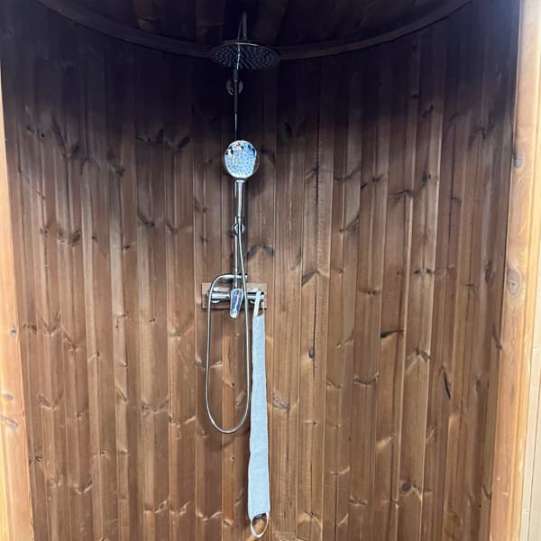 Outdoor Shower Kit | SaunaLife Barrel Shower | Model R3 - Image 6