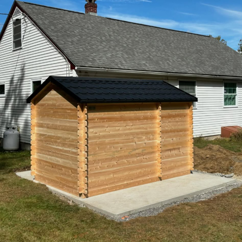 6 Person Outdoor Cabin Sauna | Georgian Collection w/Changing Room | Canadian Timber Cedar Sauna | 390 cu. ft - Image 21