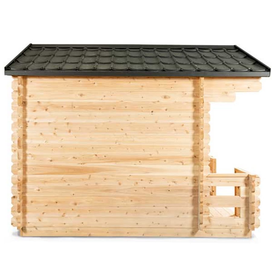 6 Person Outdoor Cabin Sauna | Georgian Collection w/Front Porch | Canadian Timber Cedar Sauna | 390 cu. ft - Image 2