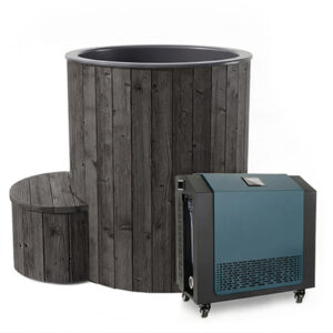 1 Person Cold Plunge Tub with Chiller | SaunaLife Model S1BC | Chiller Included
