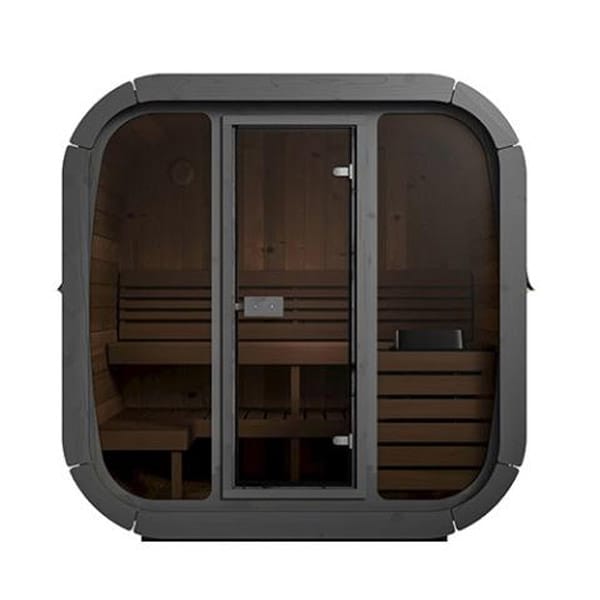 4 Person Outdoor Backyard Sauna Kit | SaunaLife Sauna Cube | 7.5' x 6' | 185 cu. ft - Image 2