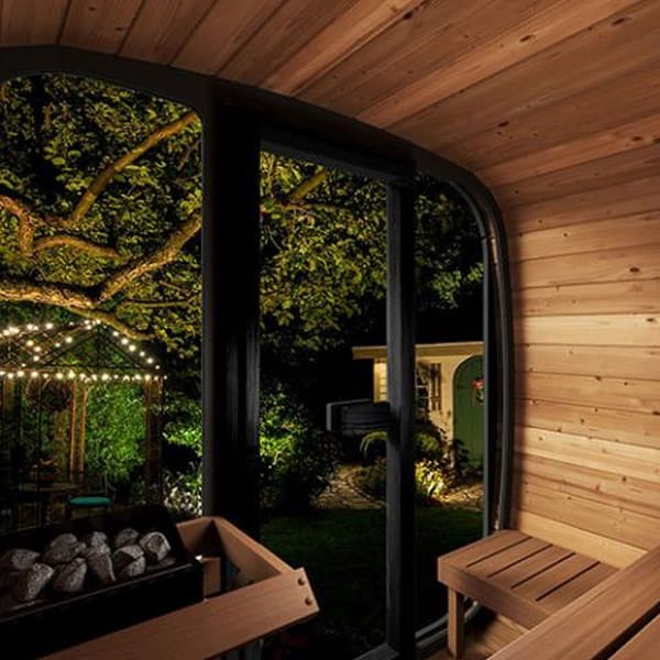 4 Person Outdoor Backyard Sauna Kit | SaunaLife Sauna Cube | 7.5' x 6' | 185 cu. ft - Image 6