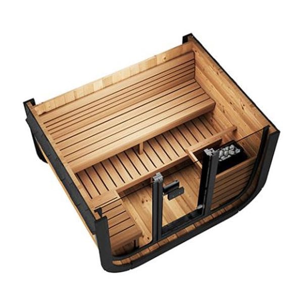 4 Person Outdoor Backyard Sauna Kit | SaunaLife Sauna Cube | 7.5' x 6' | 185 cu. ft - Image 5