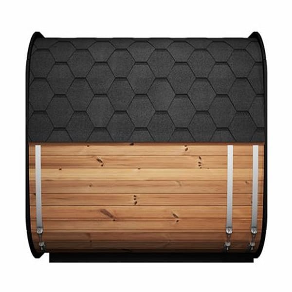 6 Person Thermowood Sauna Kit | SaunaLife Outdoor Cube Sauna | 8.5' x 8' | 382 cu. ft - Image 3
