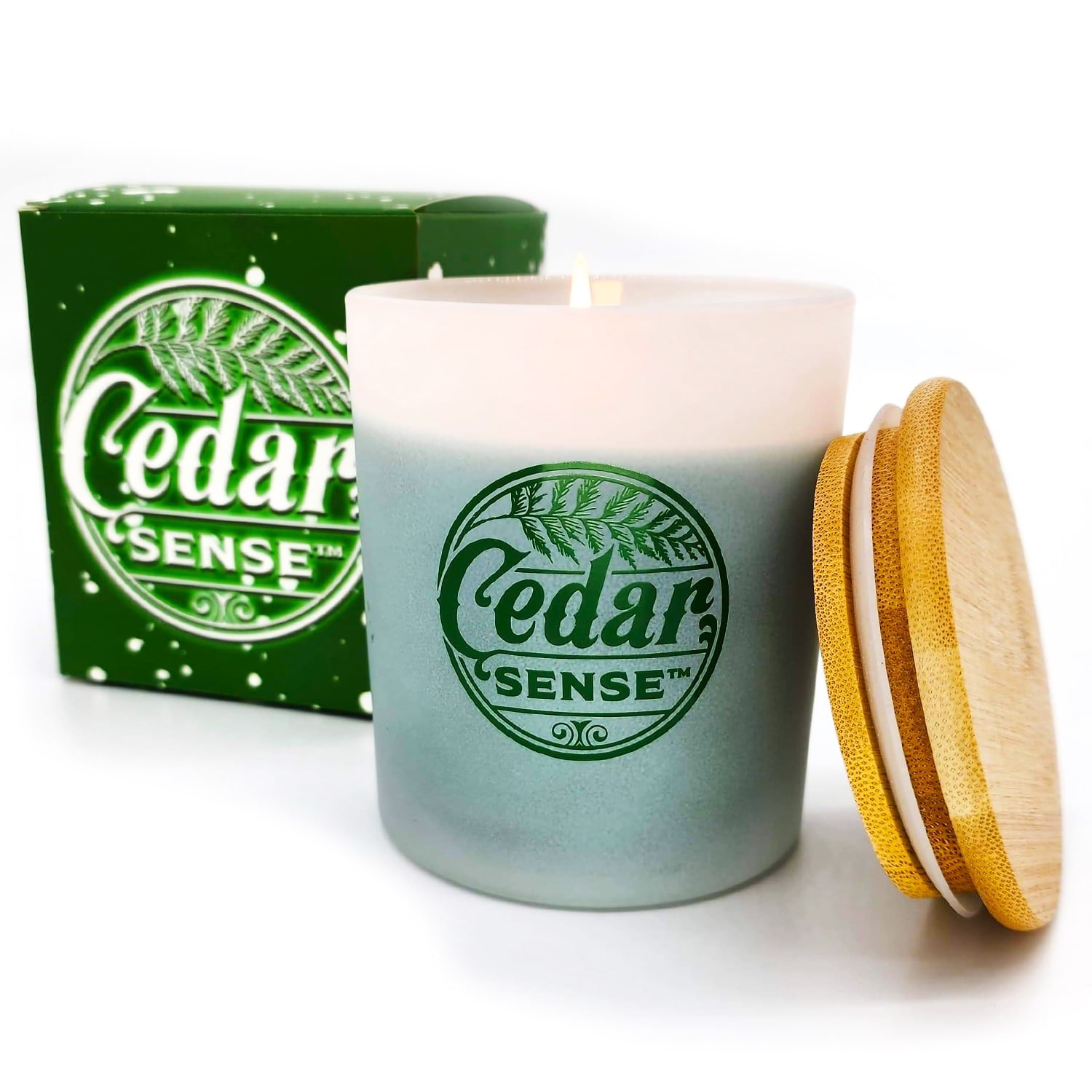 Fraser Fir Cedar Wood Candles | Eastern Red Aromatic Cedar Oil Candles - Image 2