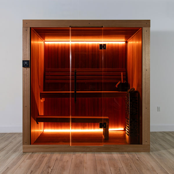 4 Person | Canadian Timber | Element Series Studio | Thermo Wood Sauna - Image 14