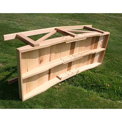 Cedar Pearl River Garden Bridge | Wood Bridge | 4ft., 6ft., 8ft., 10ft., & 12ft. Sizes - Image 5