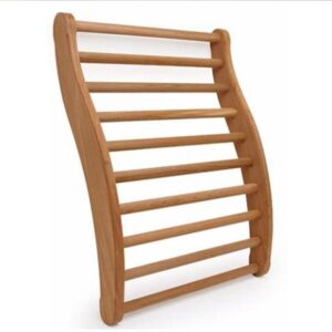 Cedar Sauna Backrest | Finnmark Ergonomic S-Shaped Backrest