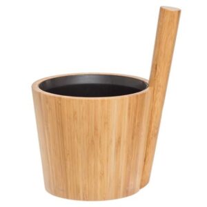 Sauna Bucket | Bamboo | Thermo Laminated Bamboo