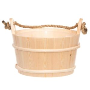 Sauna Bucket | Spruce | Rope Handle