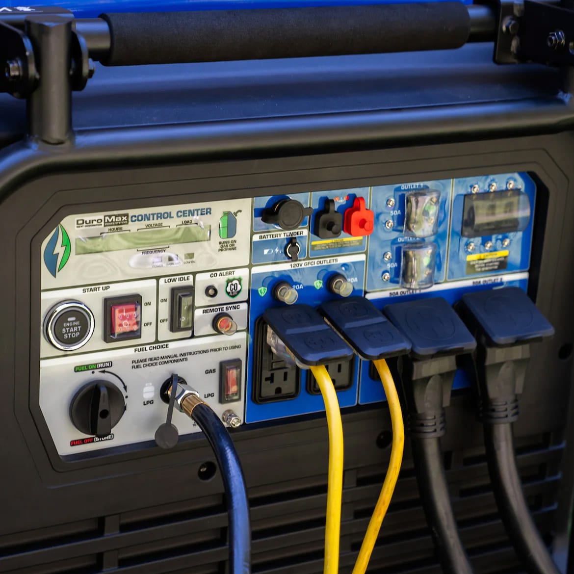 16,000 Watt Portable Invertor Generator | Dual Fuel Inverter w/ CO Alert - Image 7