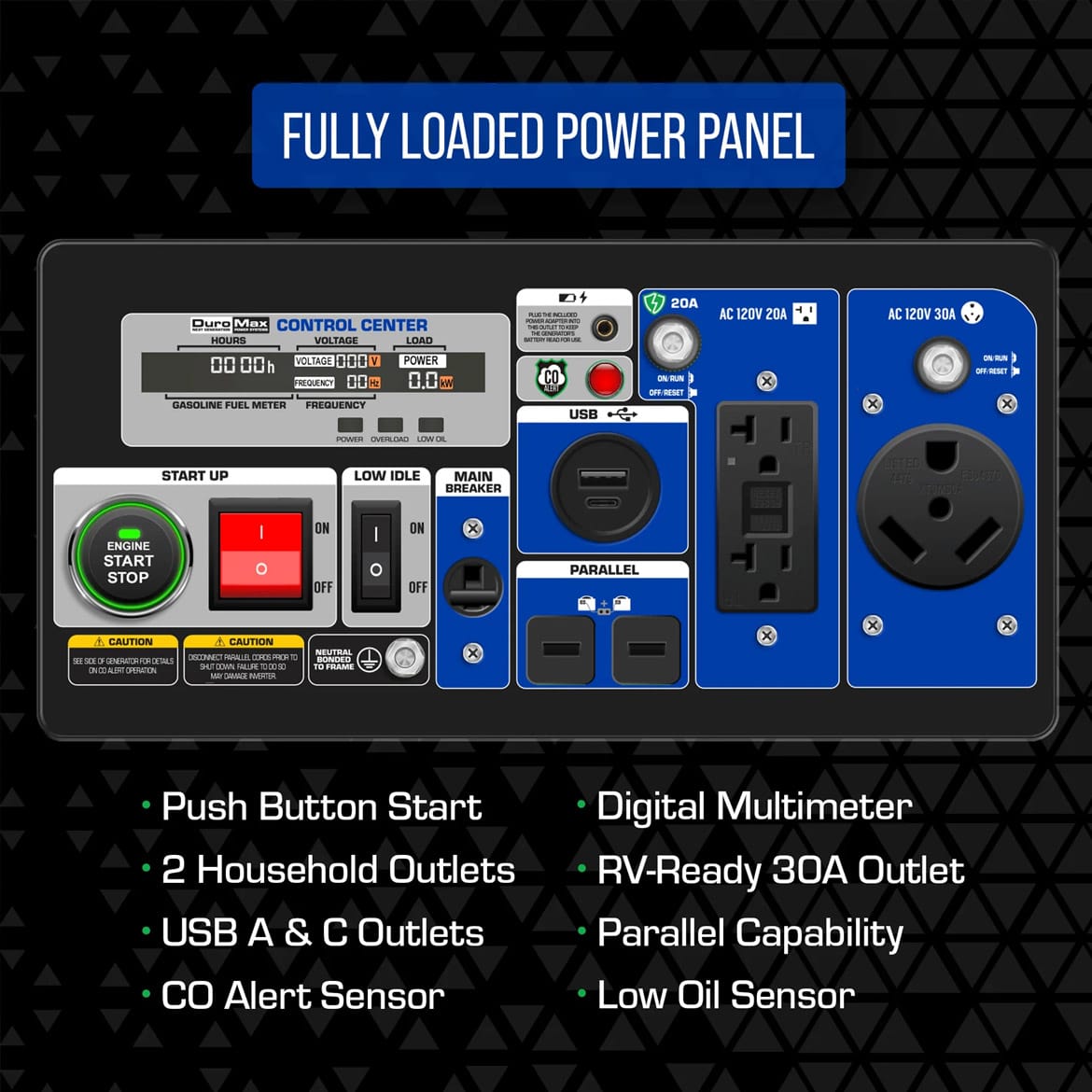 4,500 Watt Portable Invertor Generator | Dual Fuel Inverter w/ CO Alert - Image 11