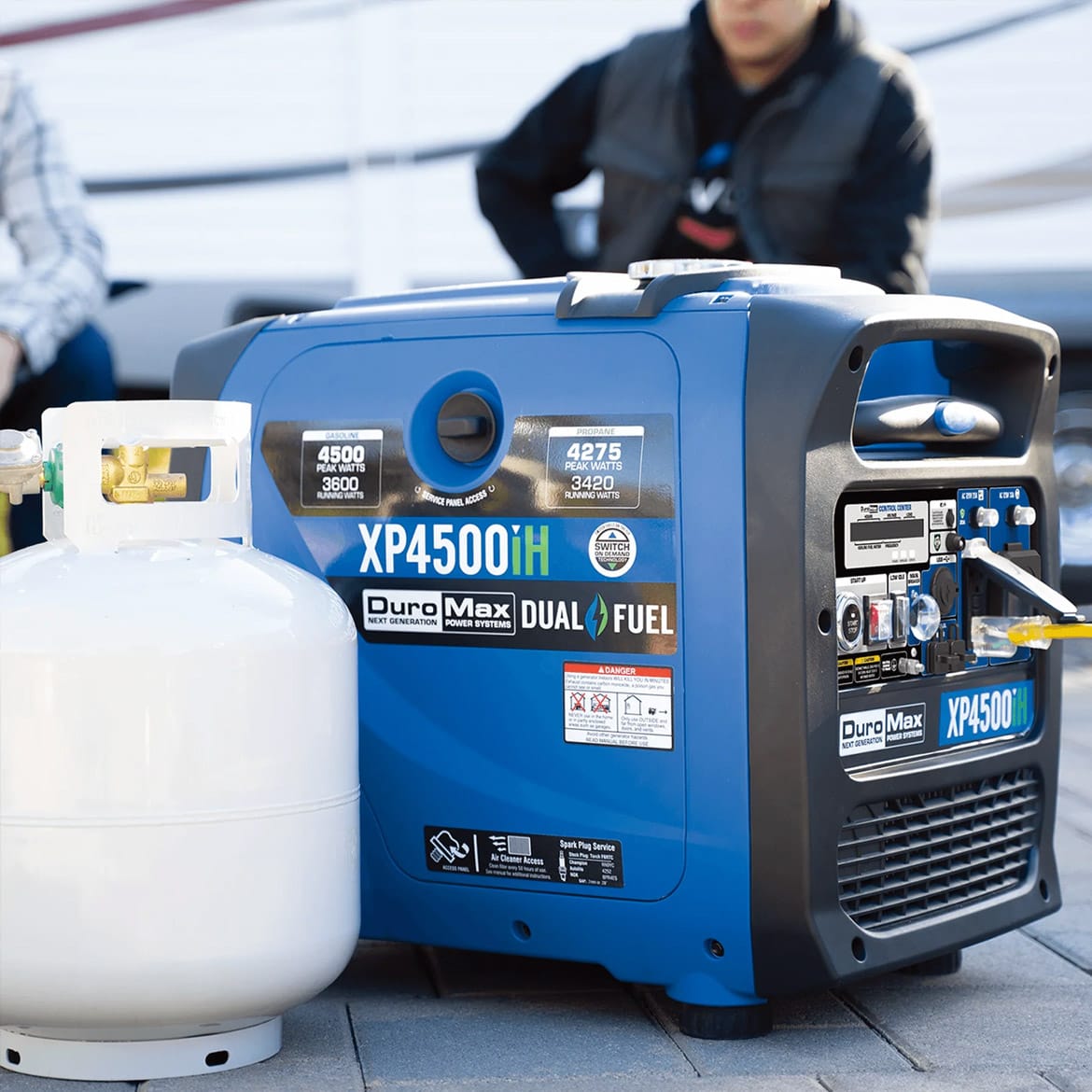 4,500 Watt Portable Invertor Generator | Dual Fuel Inverter w/ CO Alert - Image 3