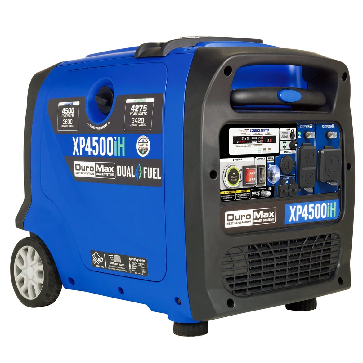 4,500 Watt Portable Invertor Generator | Dual Fuel Inverter w/ CO Alert