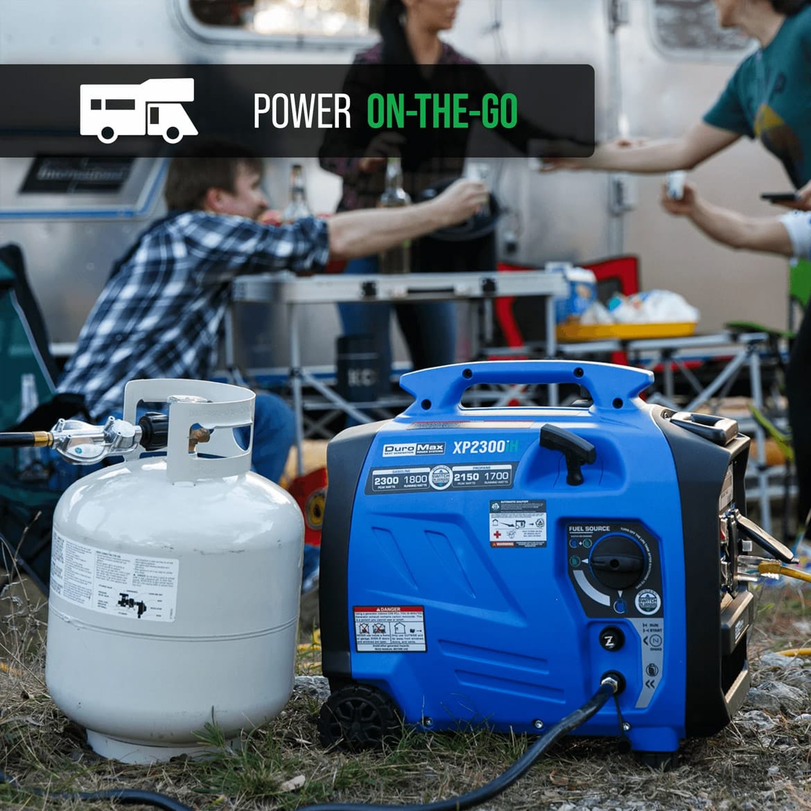2,300 Watt Portable Invertor Generator | Dual Fuel Inverter w/ CO Alert - Image 12